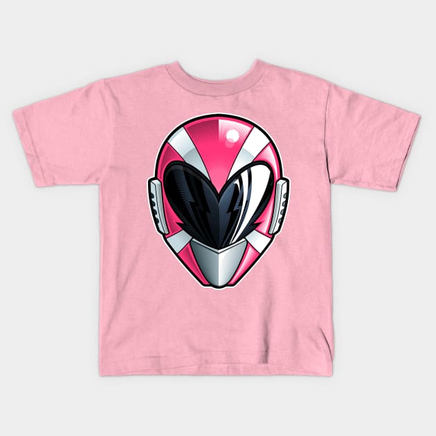 V-Pink ! Ready ! Kids T-Shirt by Special Squadron V-Man